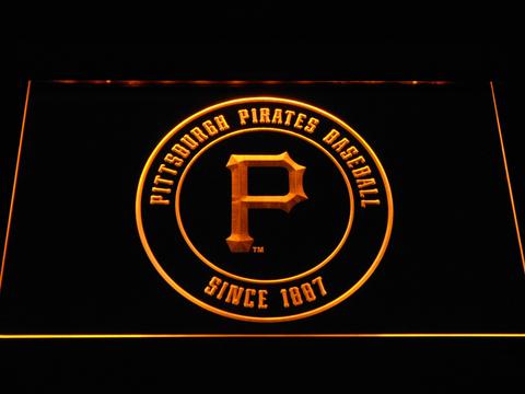 Pittsburgh Pirates Badge LED Neon Sign